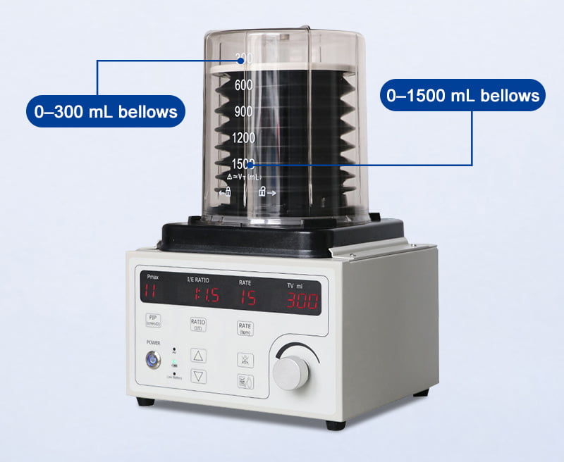 Dual Bellows for Different Animal Sizes
