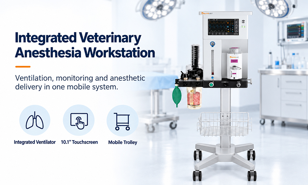 Integrated Veterinary Anesthesia Workstation