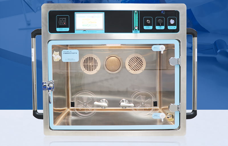 Veterinary ICU recovery cabin