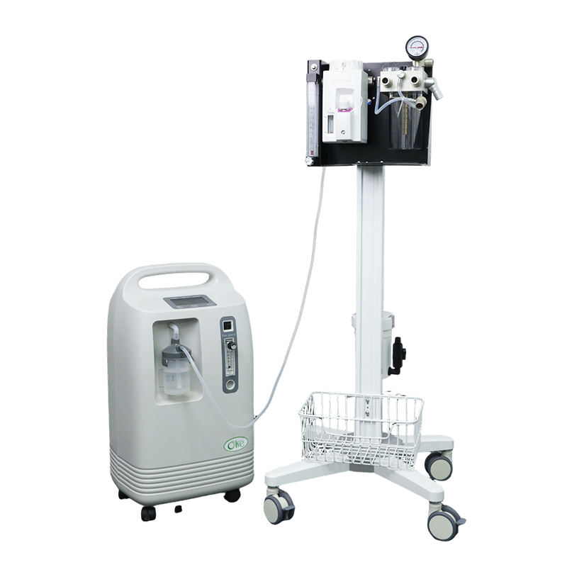 Advanced veterinary surgical anesthesia equipment with vaporizer