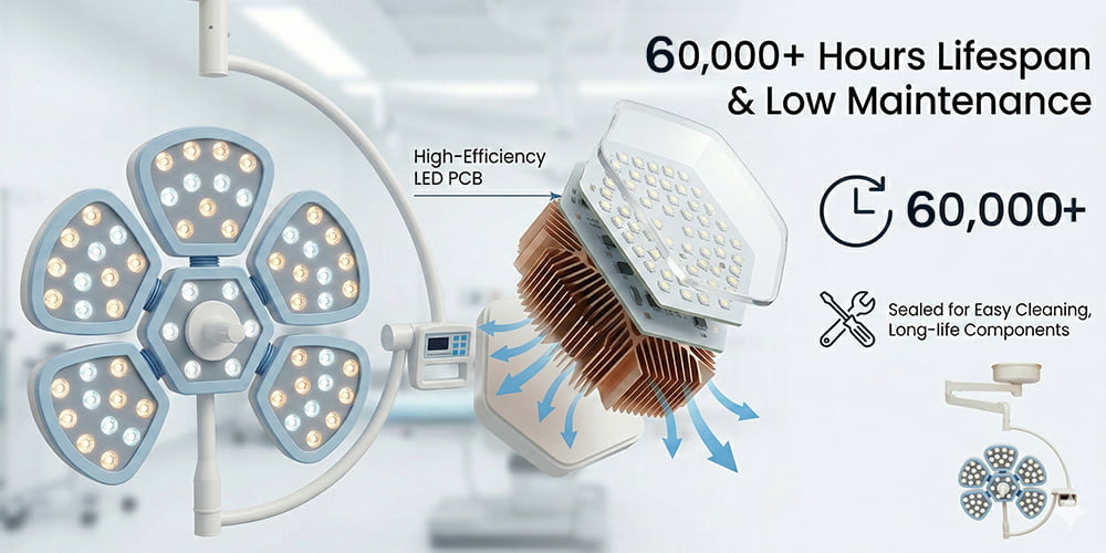 High brightness Veterinary Surgical Light