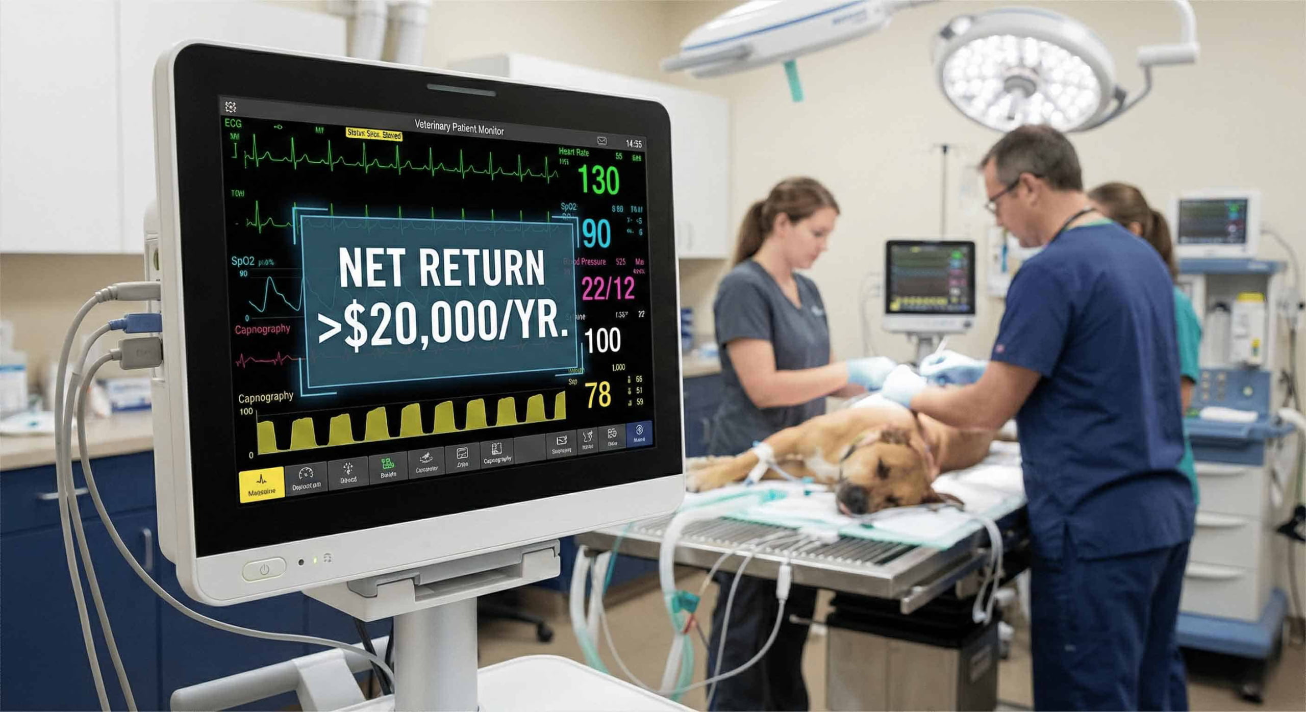 Veterinary Patient Monitor ROI