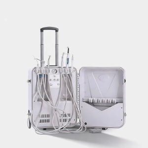 Portable veterinary dental unit
