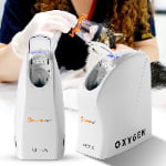 Oxygen concentrator for animal clinics