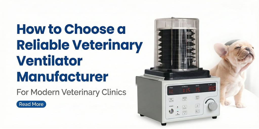 Veterinary ventilator for controlled respiratory support