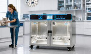 Veterinary ICU cage