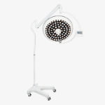 Veterinary surgical LED shadowless lamp with round lamp head