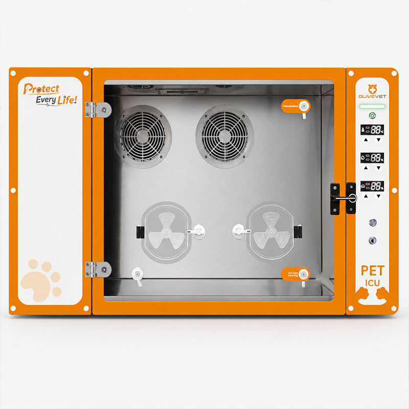 Veterinary Pet ICU chamber with oxygen control system