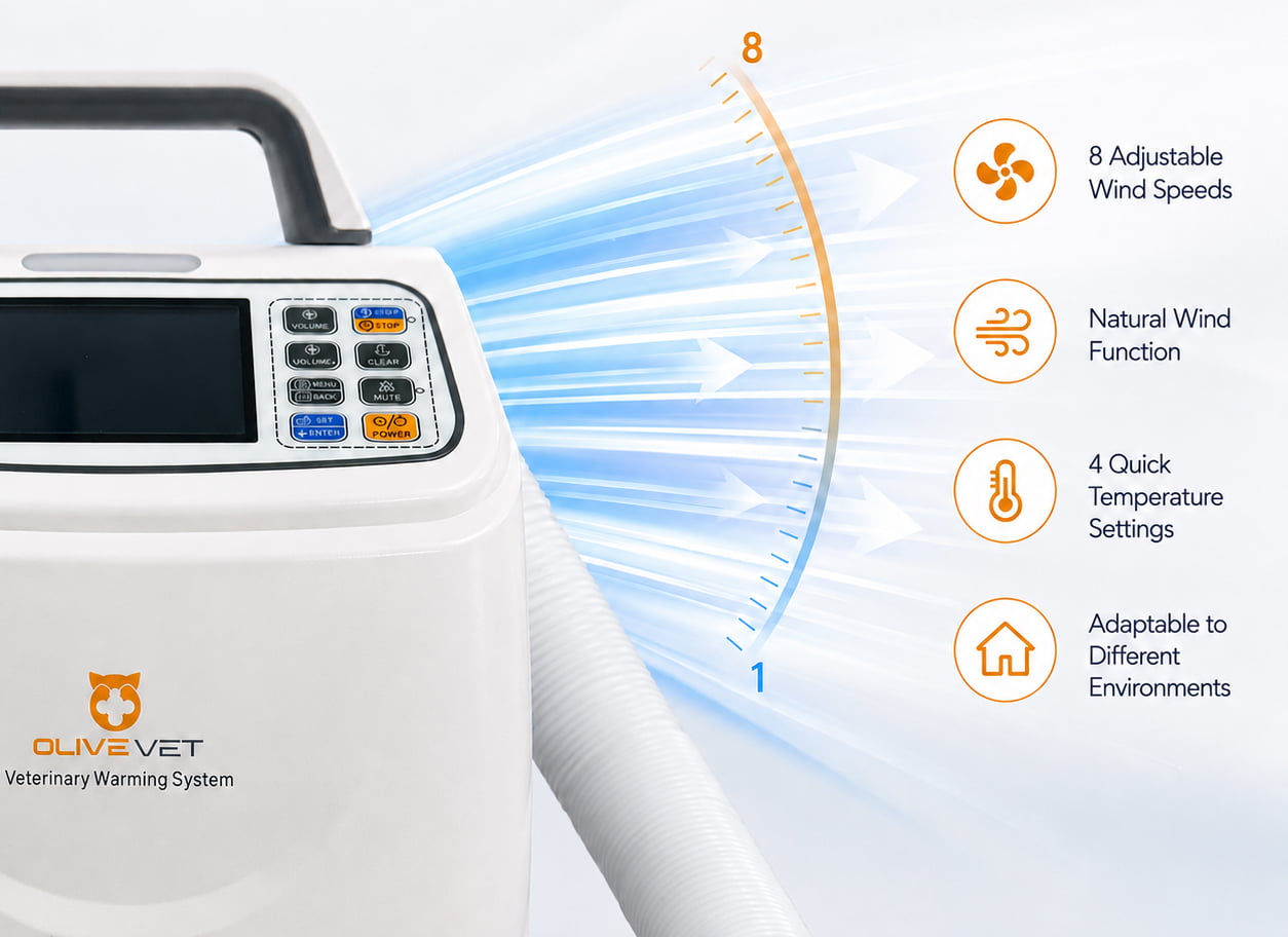 Veterinary temperature management system