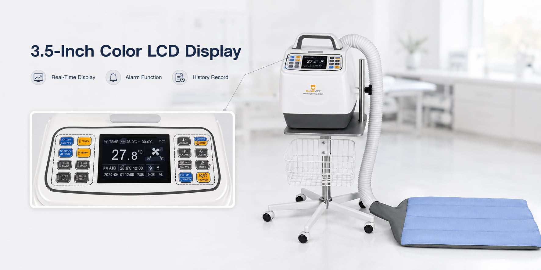Veterinary warming machine