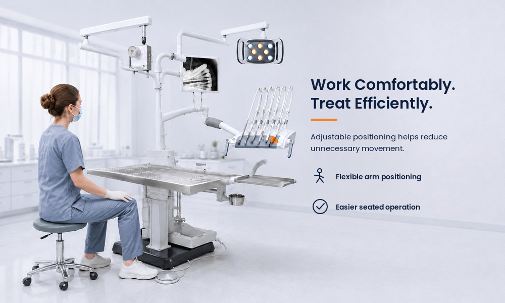 Work Comfortably, Treat Efficiently