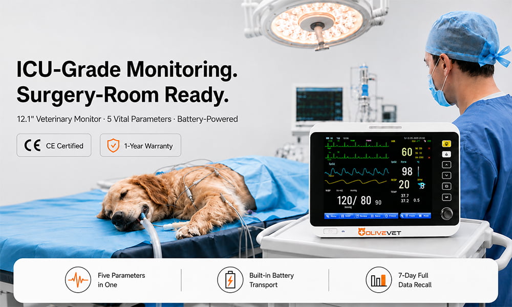 Portable Veterinary Patient Monitor